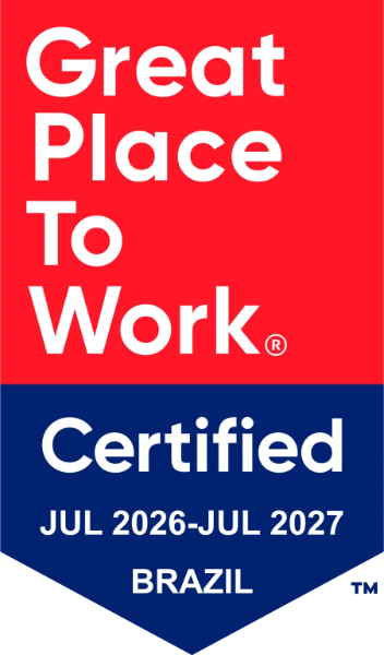 Selo Great Place To Work Certified Julho 2026 a Julho 2027, Brasil